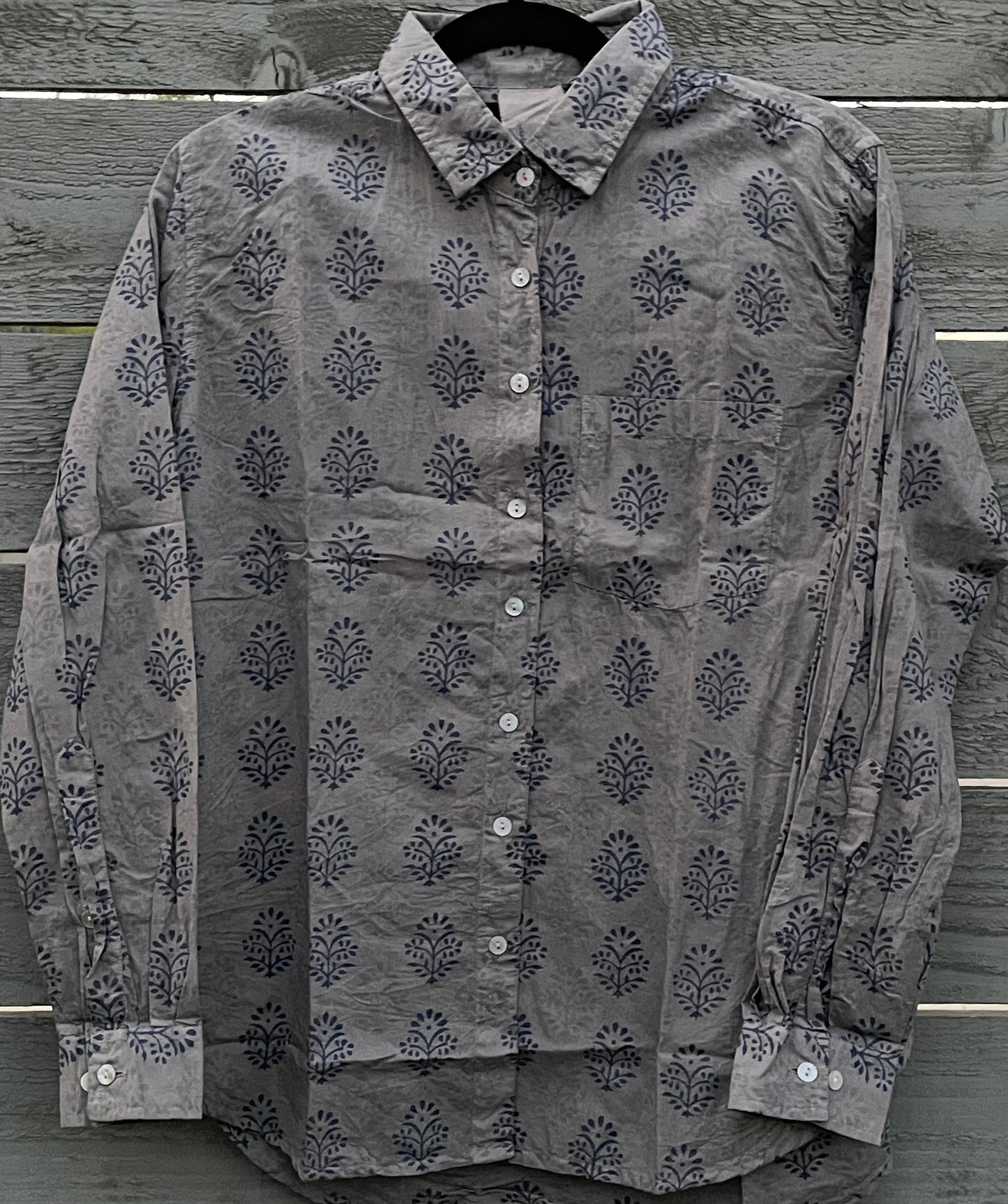 Good Boyfriend Shirt - Hyacinth Overdye Dove Grey