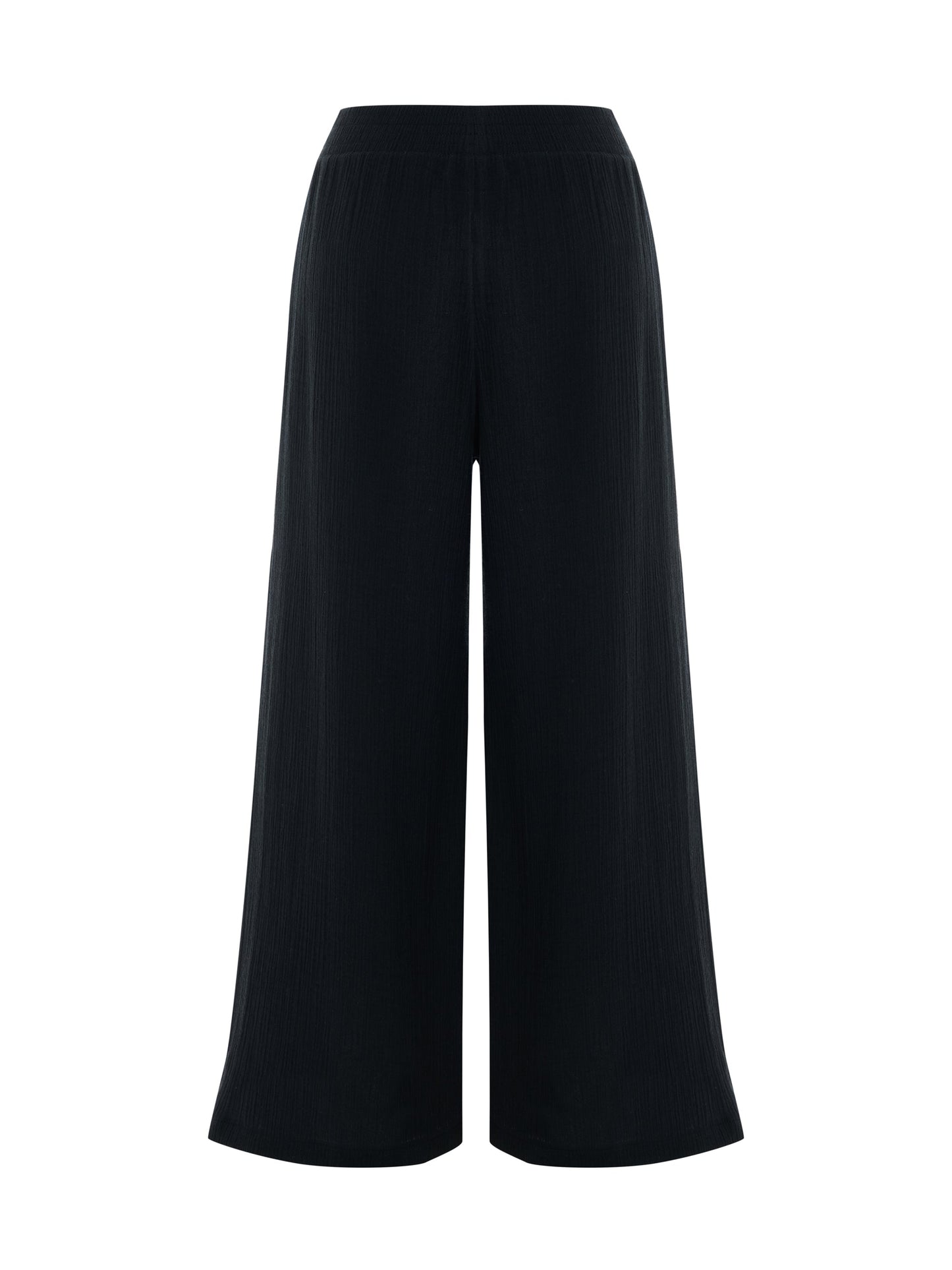 Aura Palazzo Pants - Black