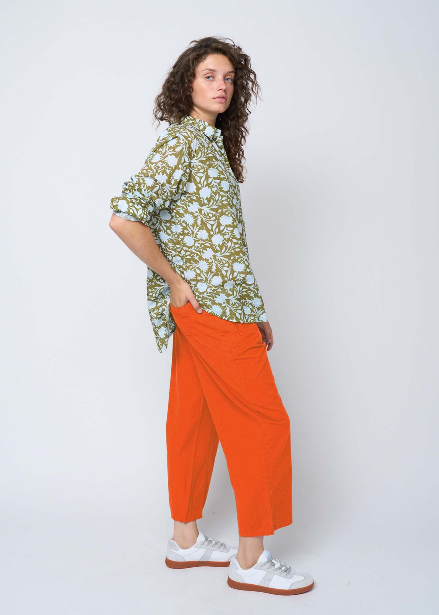 Shore Pant - Papaya Twill