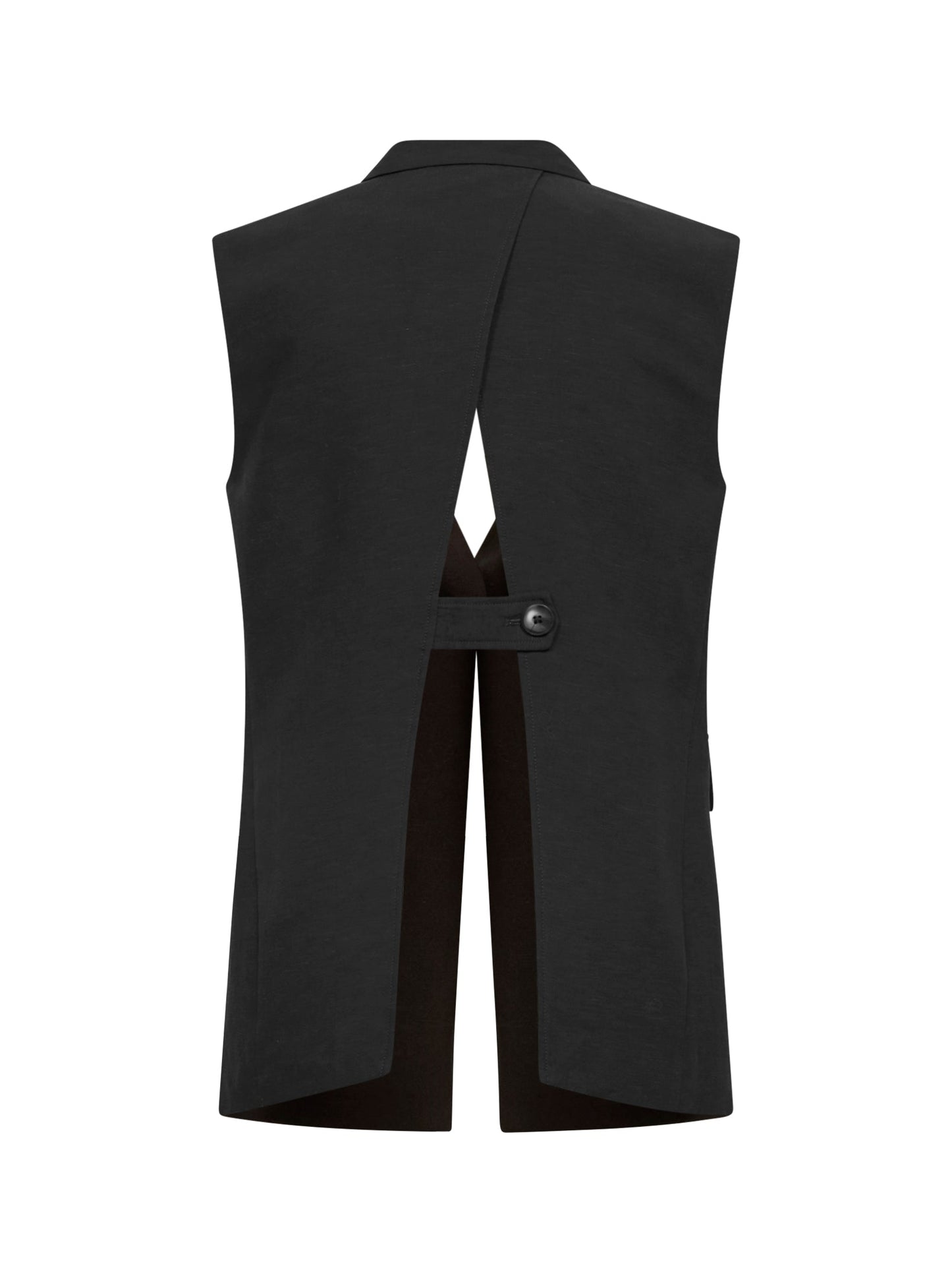 Moka Viscose and Linen Grifea Vest