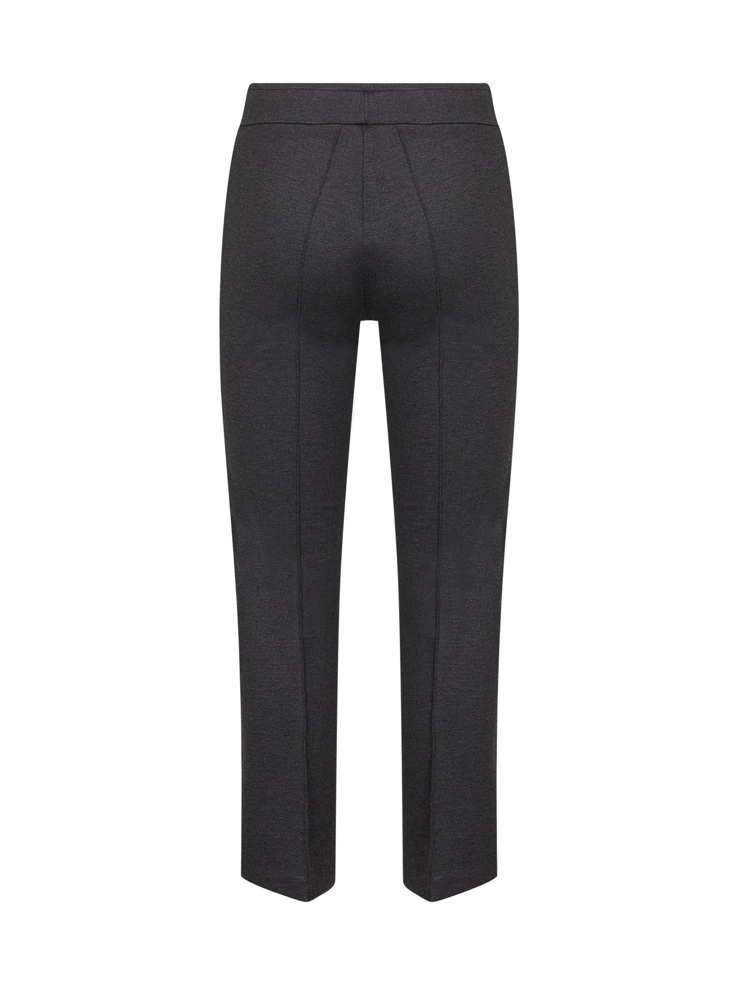 Anthracite Stretch Jersey Trumpet Trousers