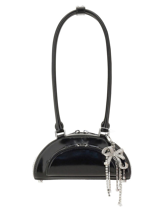 Mini Shoulder Bag in Black