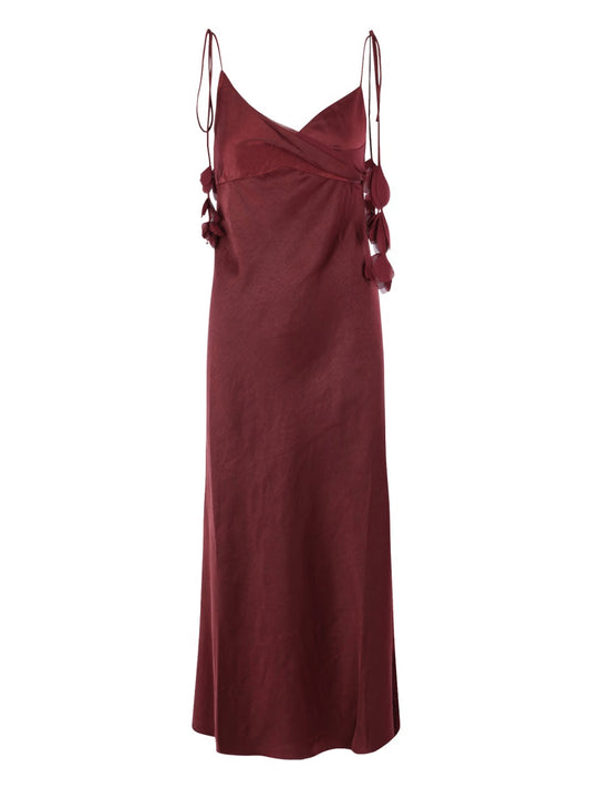 Long Dress Bordeaux