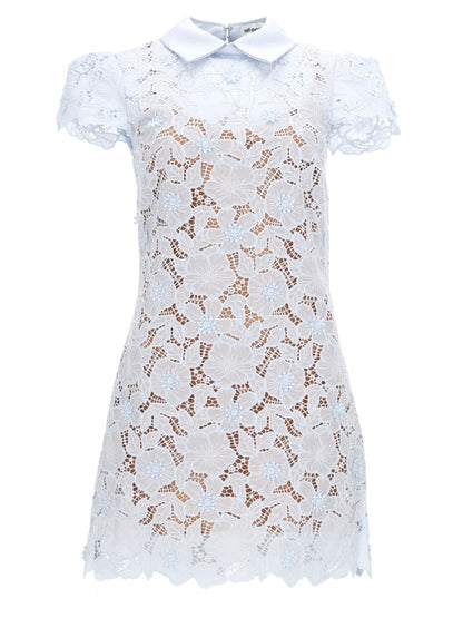 Dress Lace Mini Azure
