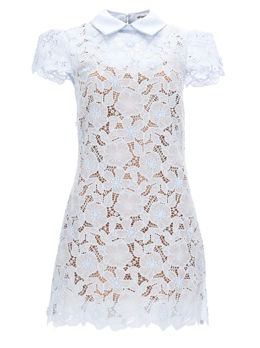 Dress Lace Mini Azure