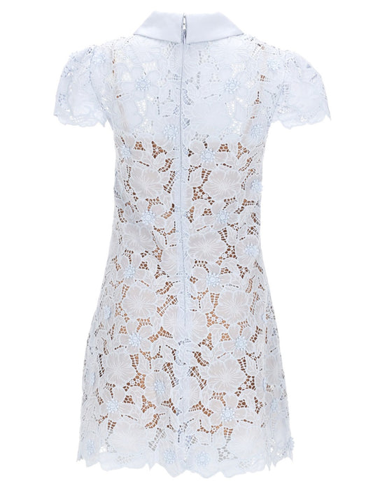 Dress Lace Mini Azure