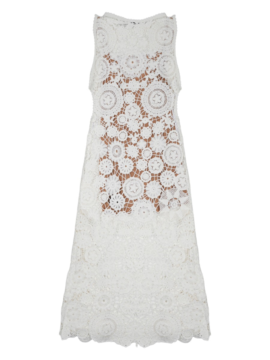 Dress Crochet White