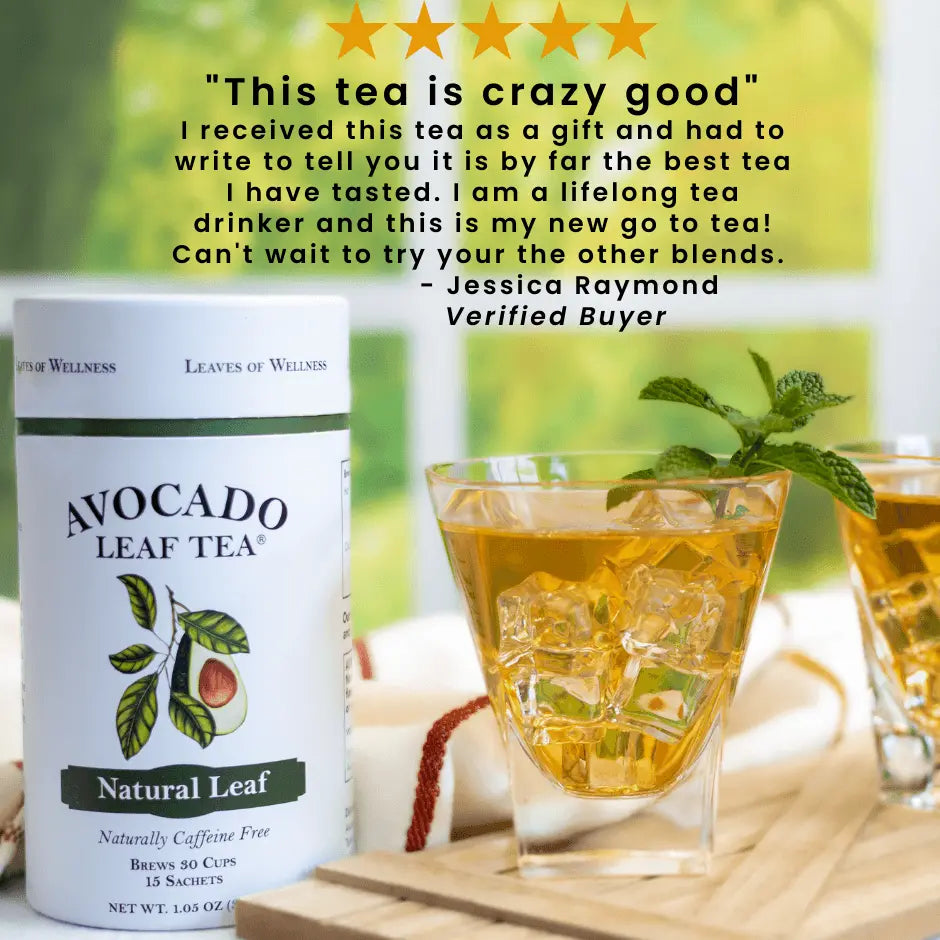 2 Pack Avocado Leaf Tea Natural by Avocado Tea Co. Avocado Tea Co.