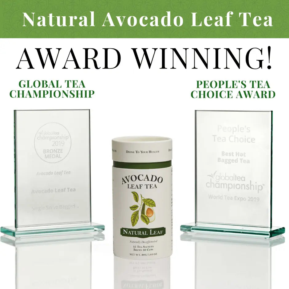 2 Pack Avocado Leaf Tea Natural by Avocado Tea Co. Avocado Tea Co.