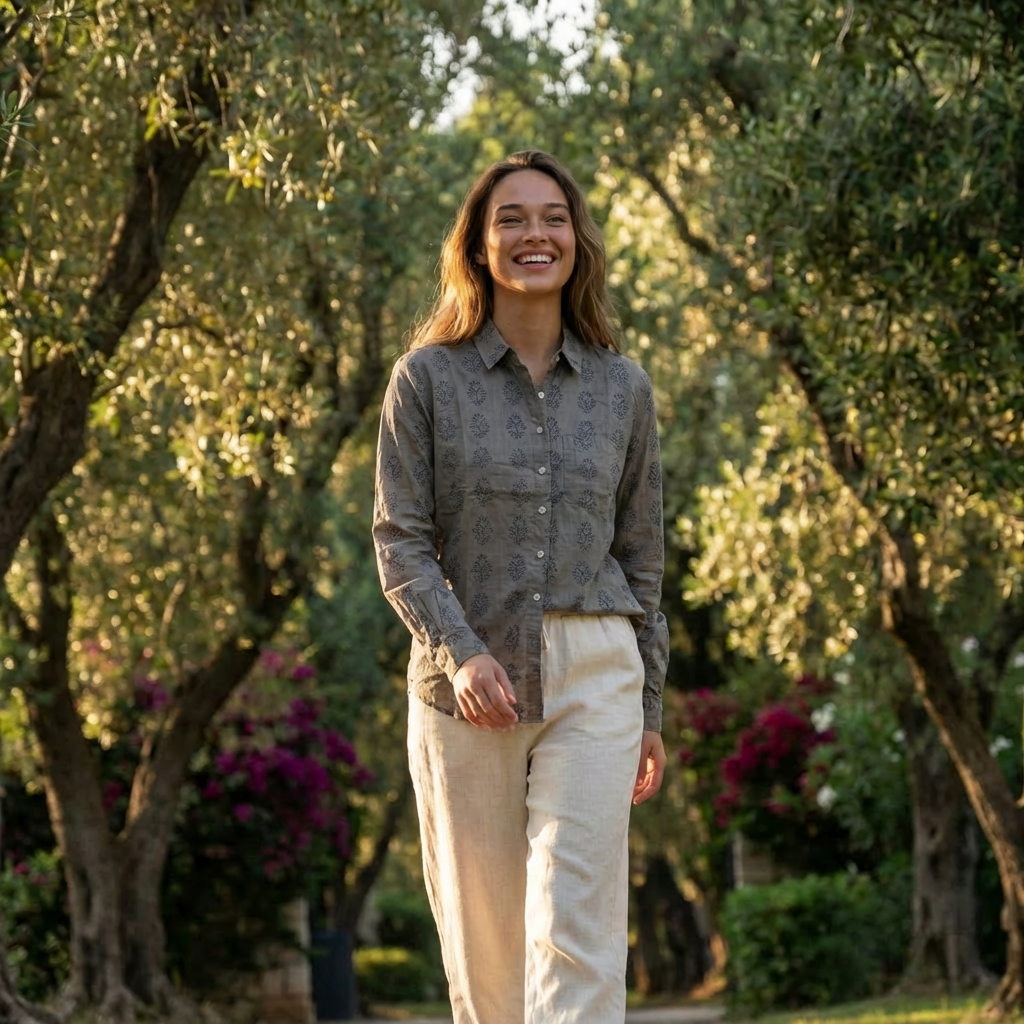 Good Boyfriend Shirt - Hyacinth Overdye Dove Grey