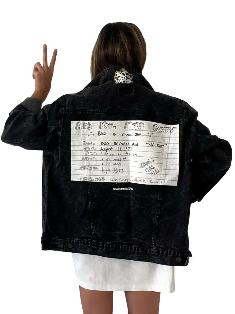 50thAHH 'Sedgwick Ave' Denim Jacket by Wren + Glory Wren + Glory