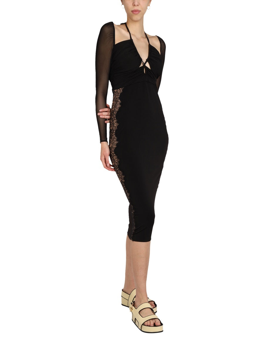 Elegant Black Lace Dress