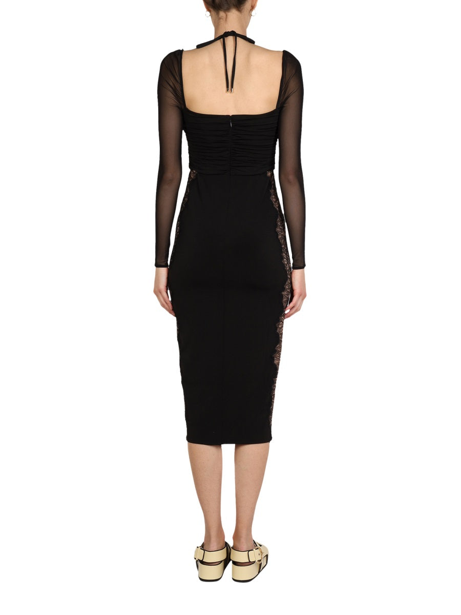 Elegant Black Lace Dress