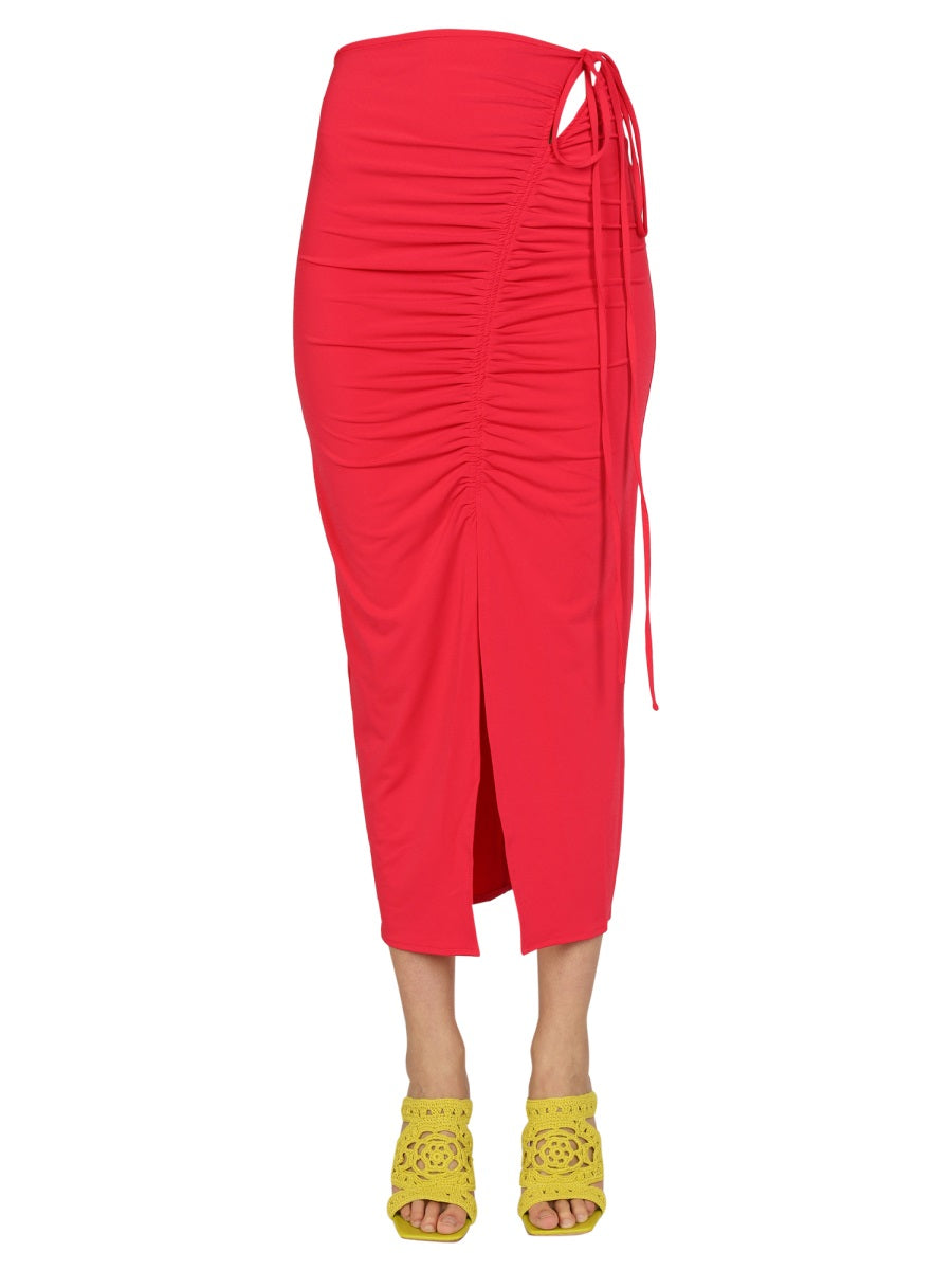 Fuchsia Jersey Skirt