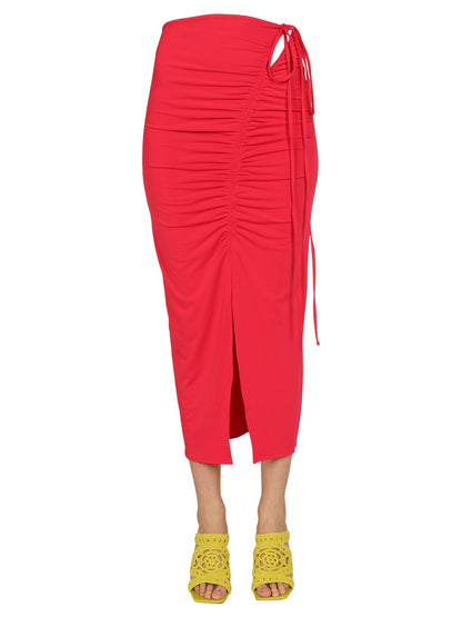 Fuchsia Jersey Skirt