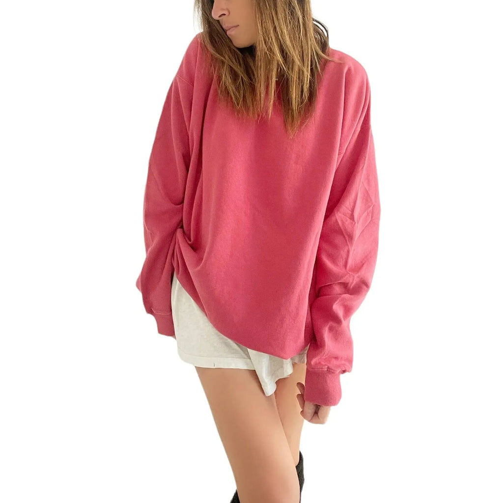 '60s Baby!' Painted Red Crewneck by Wren + Glory Wren + Glory