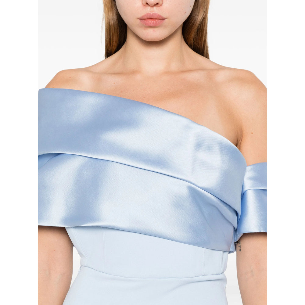 Light Blue Off-Shoulder Dress