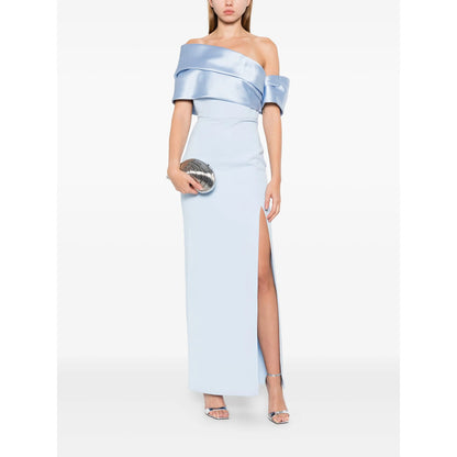 Light Blue Off-Shoulder Dress
