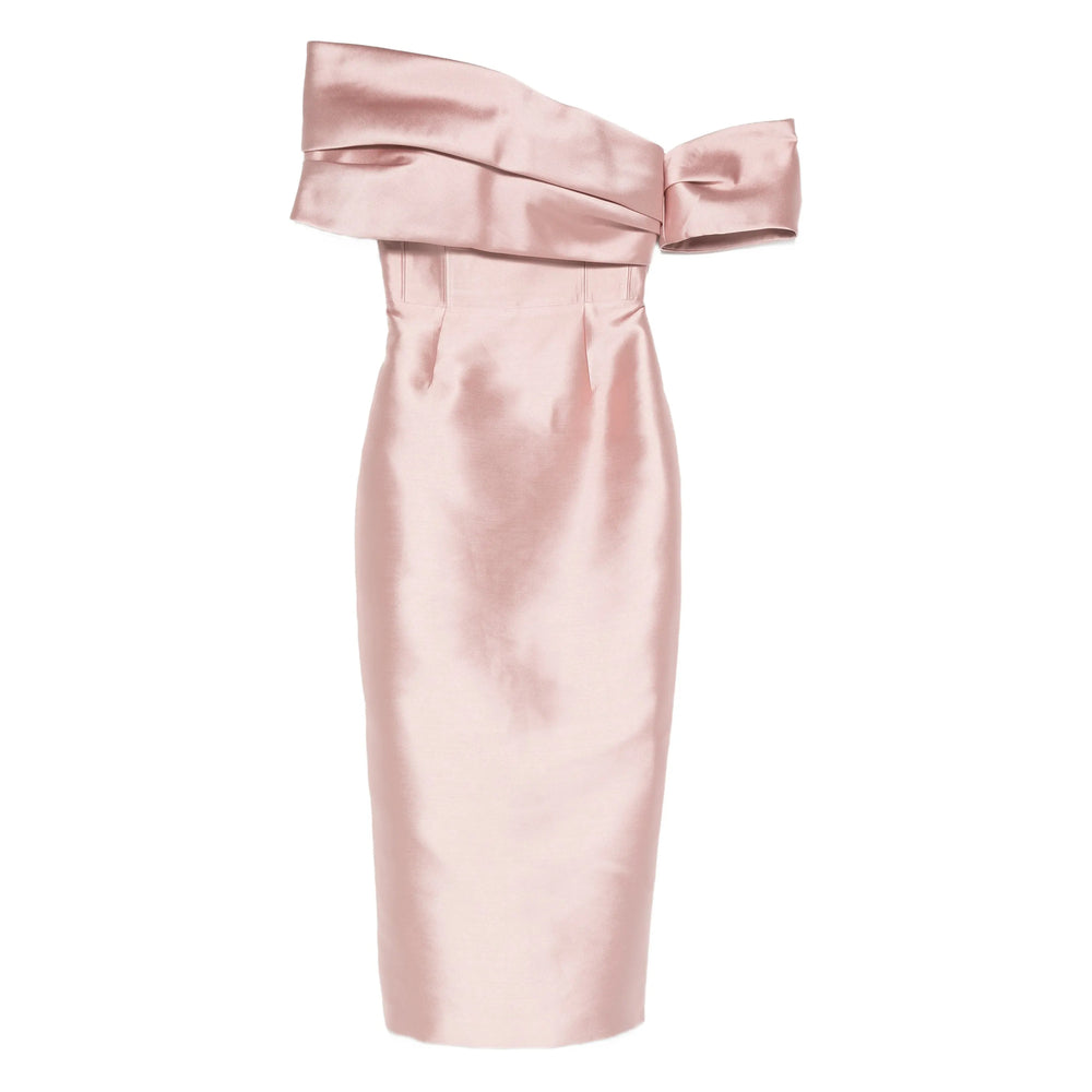Off-Shoulder Bow Detail Dress