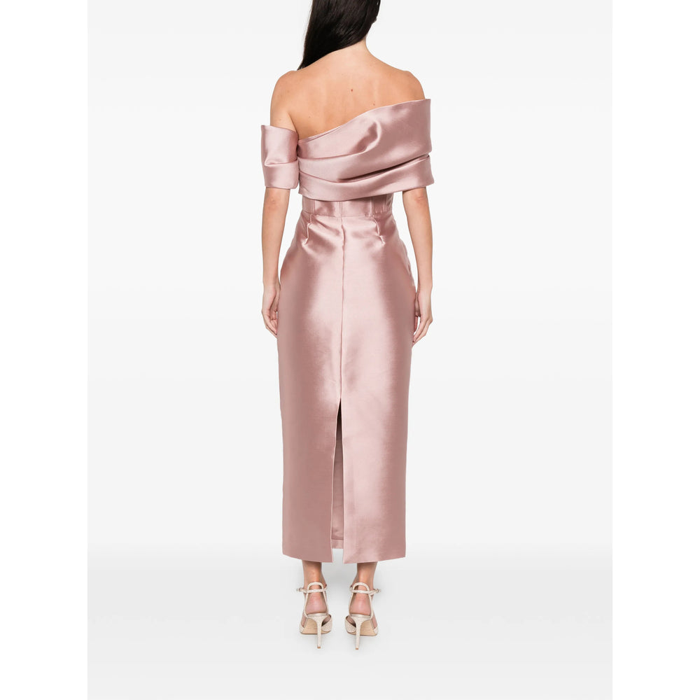 Off-Shoulder Bow Detail Dress