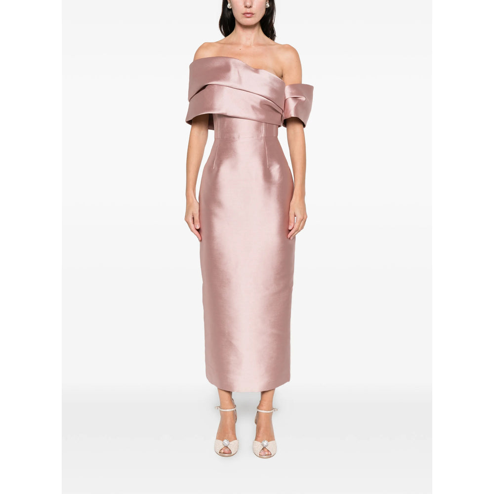 Off-Shoulder Bow Detail Dress