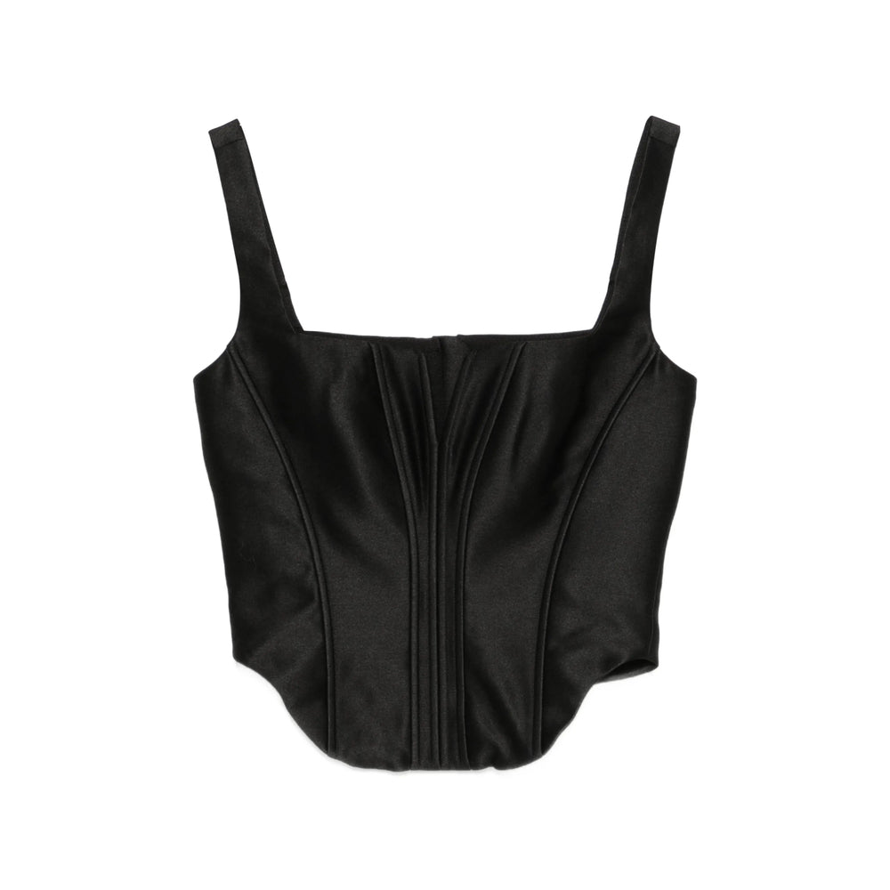 Top Sleeveless V-Neck Black