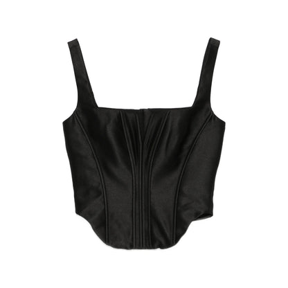 Top Sleeveless V-Neck Black