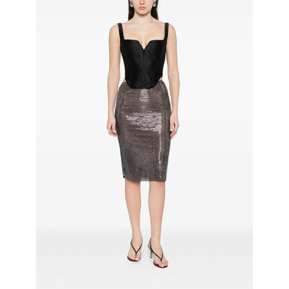Top Sleeveless V-Neck Black