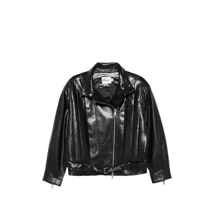 Faux Leather Jacket Black
