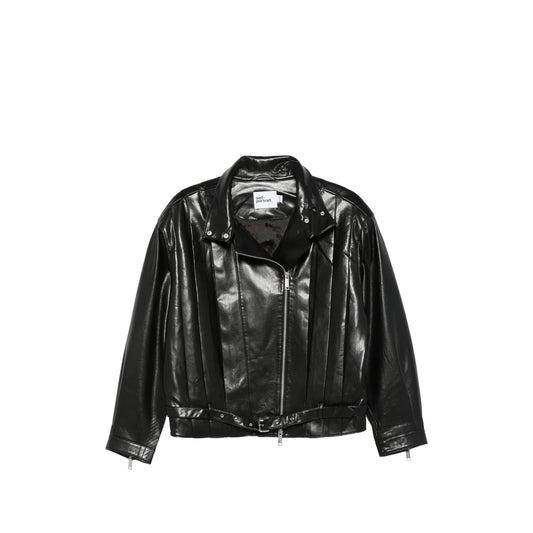 Faux Leather Jacket Black