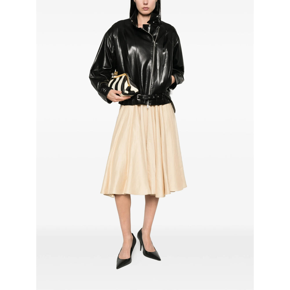 Faux Leather Jacket Black