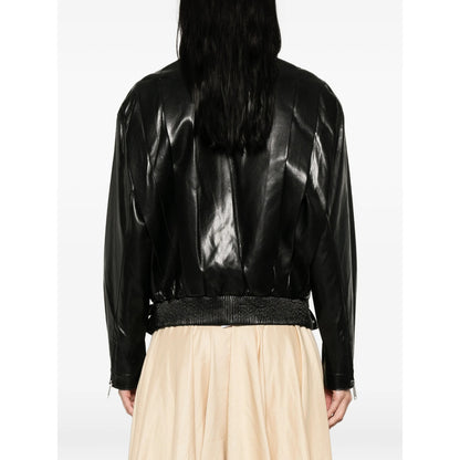 Faux Leather Jacket Black