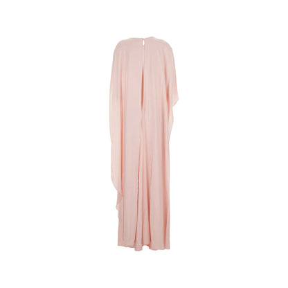Evening Dress Pink Draped