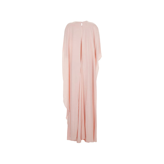 Evening Dress Pink Draped