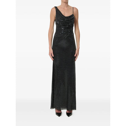 Dress With Rhinestone Embellishment Black