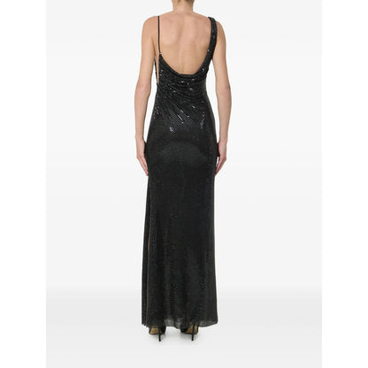 Dress With Rhinestone Embellishment Black