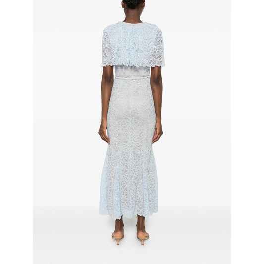 Dress in Lace Blue/Neutrals