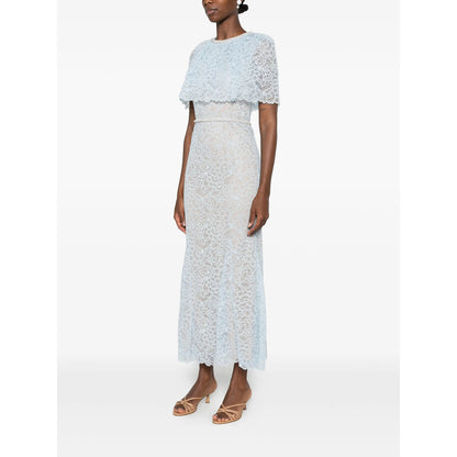 Dress in Lace Blue/Neutrals