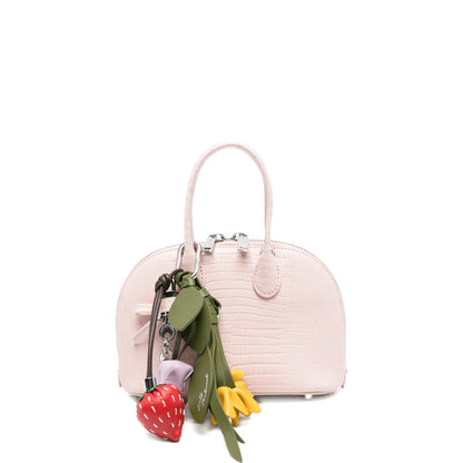 Tote Bag Pink Calf Leather