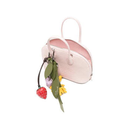 Tote Bag Pink Calf Leather