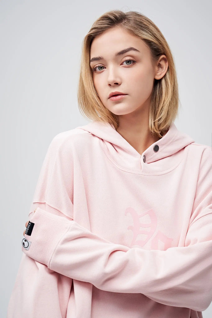 90s Vintage Two Seasons Hoodie Pink by Amoo Amoo