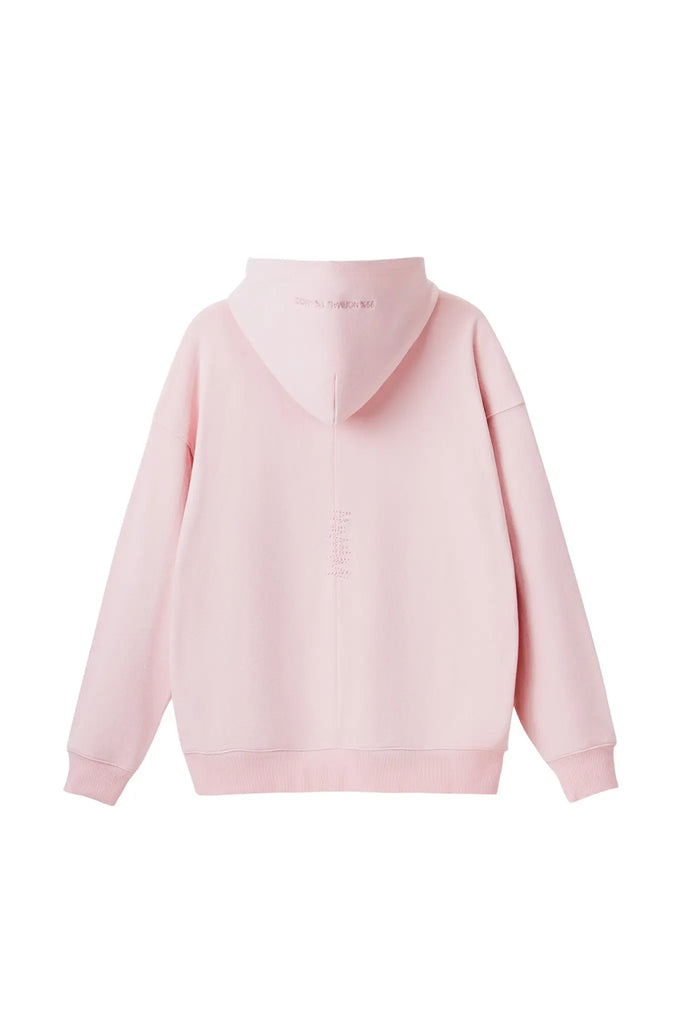 90s Vintage Two Seasons Hoodie Pink by Amoo Amoo