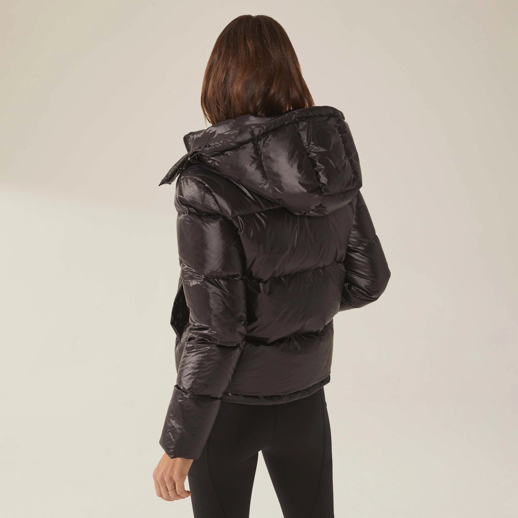 Adeline Hooded Down Puffer Jacket by Italic - Ladiesse