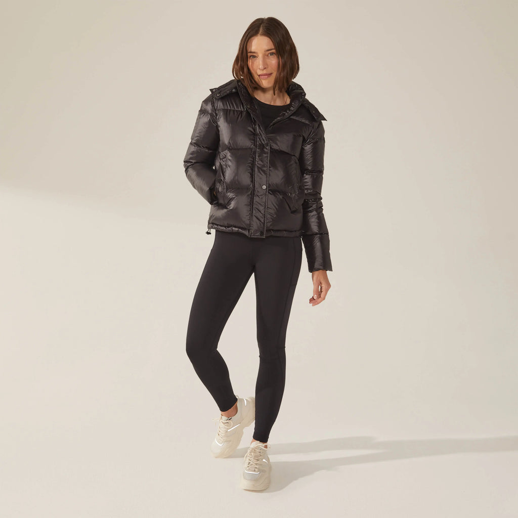 Adeline Hooded Down Puffer Jacket by Italic - Ladiesse