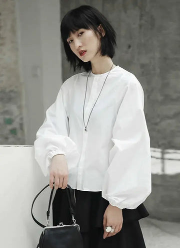 Ai Enkei Loop Sleeve  Shirt by Marigold Shadows Marigold Shadows
