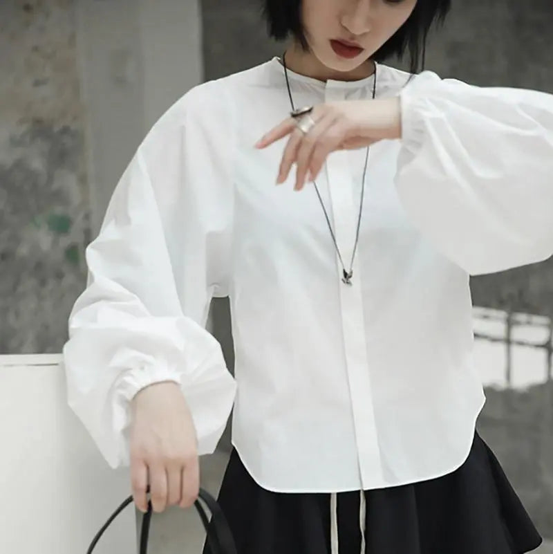 Ai Enkei Loop Sleeve  Shirt by Marigold Shadows Marigold Shadows