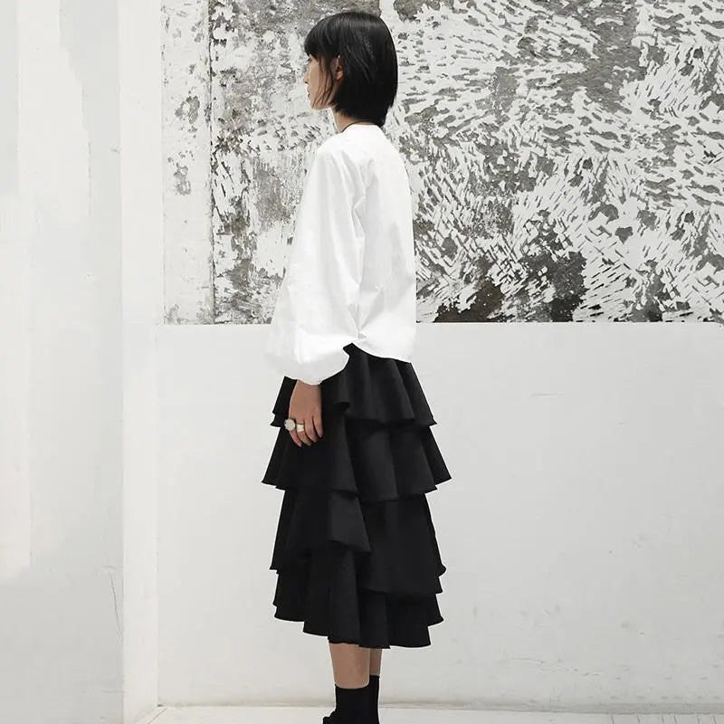 Ai Enkei Loop Sleeve  Shirt by Marigold Shadows Marigold Shadows