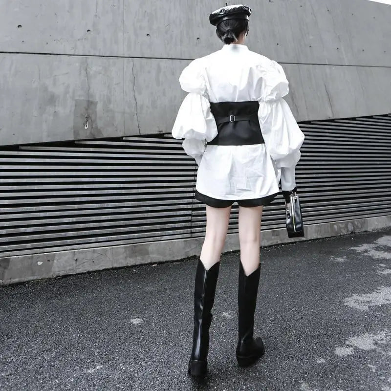 Akino Button Waist Vest by Marigold Shadows Marigold Shadows