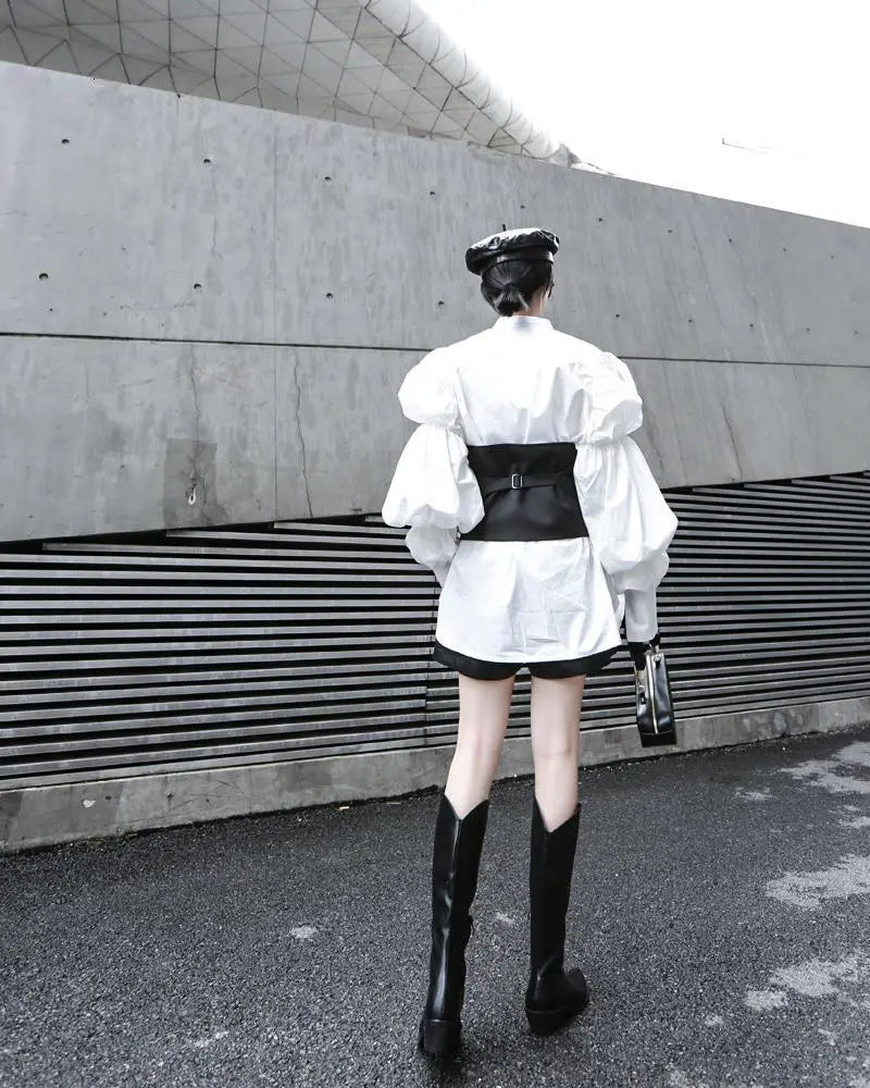 Akino Button Waist Vest by Marigold Shadows Marigold Shadows