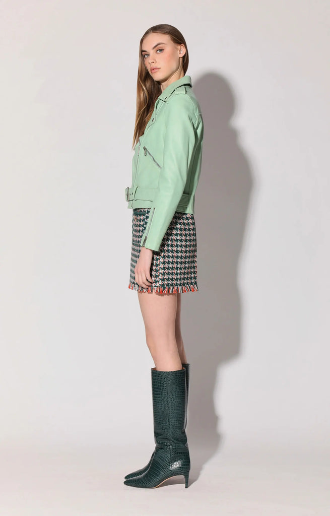 Allison Jacket, Pistachio - Leather by Walter Baker Walter Baker